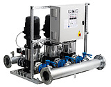 Насосная установка повышения давления CNP PBS 3CDL2-5 FSCC   из 3-х насосов CNP CDL2-5 с частотно-синхронным каскадным реглированием