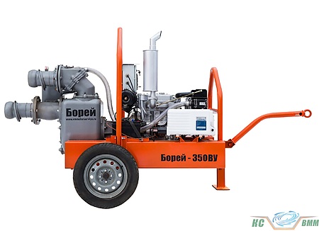 Дизельная мотопомпа Мотопомпа 350 ВУ   с вакуумным насосом