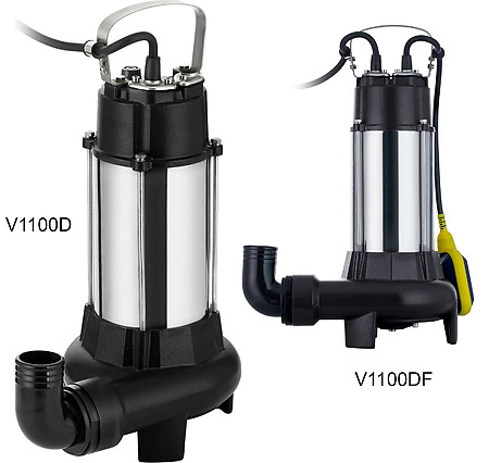 Погружной канализационный насос Tsunami V1100D(F)   