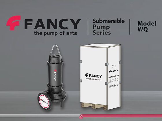 Погружной насос FANCY WQ и заводская упаковка