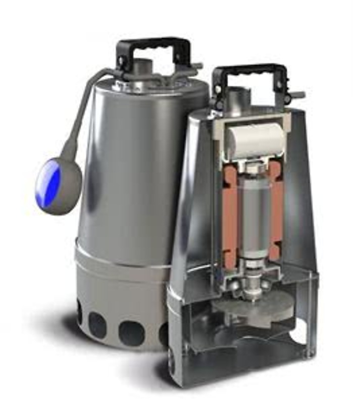 Погружной фекальный насос Zenit DG-Steel  из нержавеющей стали 