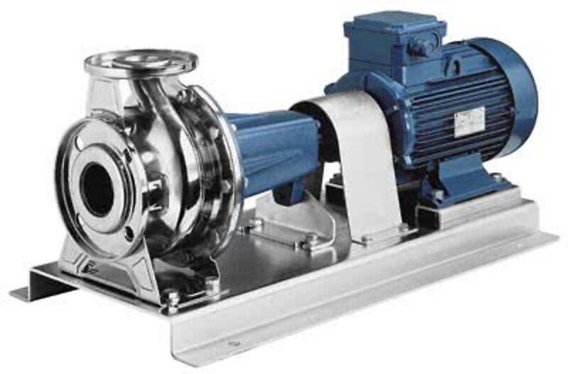 Консольно-моноблочный центробежный насос Ebara 3LP/I 80-250/55 IE3 (Артикул 1405550104I) с унифицированным двигателем и эластичной 
муфтой из нержавеющей стали AISI 316 