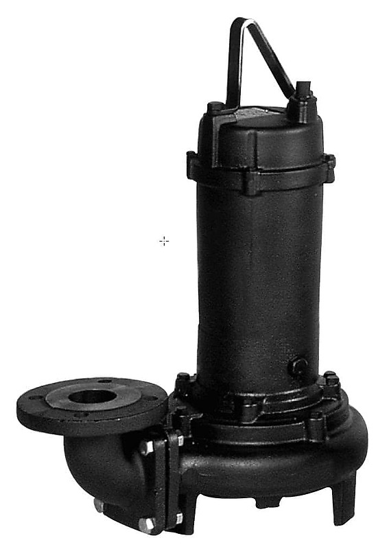 Погружной фекальный насос Ebara 150DL530 канализационный насос из чугуна с не засоряющимся рабочим колесом полуоткрытого типа