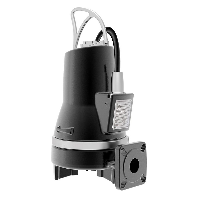 Погружной фекальный насос Grundfos SEG.40.26.2.50B канализационный насос из чугуна с измельчителем