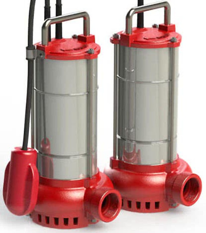 Погружной дренажный насос Hydropompe HYDRO 4XM   с открытым рабочим колесом