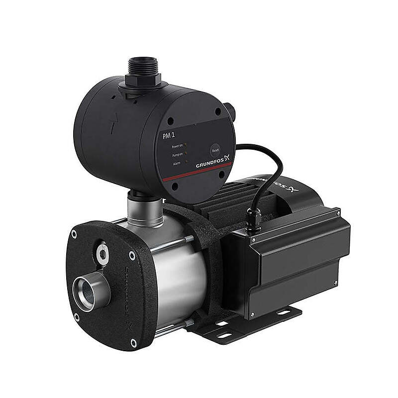Насосная установка самовсасывающего типа Grundfos CMB-SP SET   на базе самовсасывающего насоса серии CM и блока автоматики PM 1