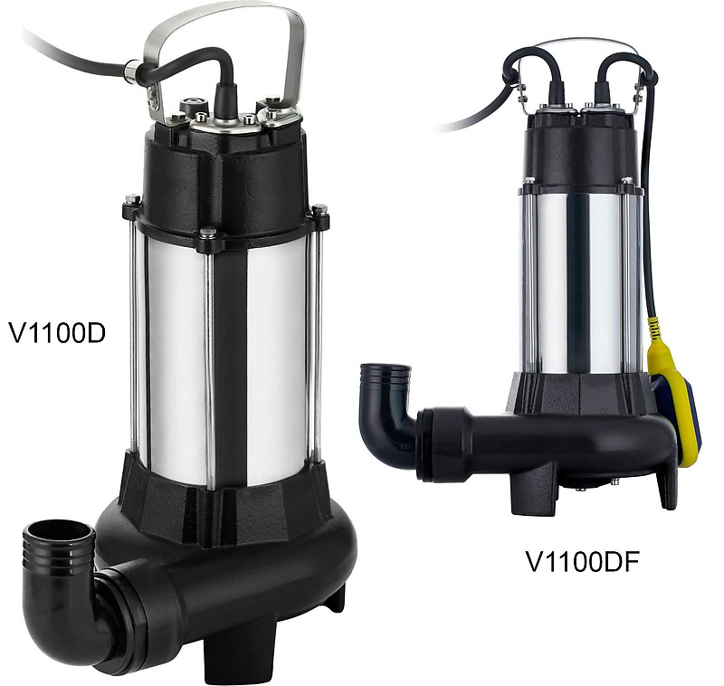 Погружной канализационный насос Tsunami V1100D(F)   